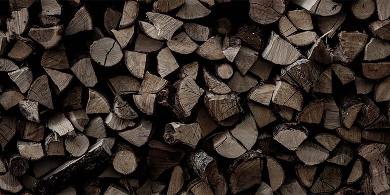 Photo of pile of kiln dried wood.